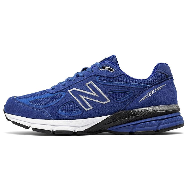 

New Balance 990v4 Сделано в США УФ синие мужские кроссовки черные M990RY4 41.5