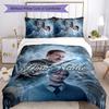 3pcs Hogwarts Cover Set - Personalized Name, HD Printed Bedding with 1 Cover and 2 Pillowcases - Perfect for Home Decor, Easy Care