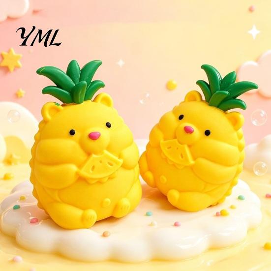 Desktop Stress Relievers Giant Fruit Relief Toy, Mango Pineapple Grape Strawberry Watermelon Banana Tactile Sensory Tools Squeeze Hand Exerciser