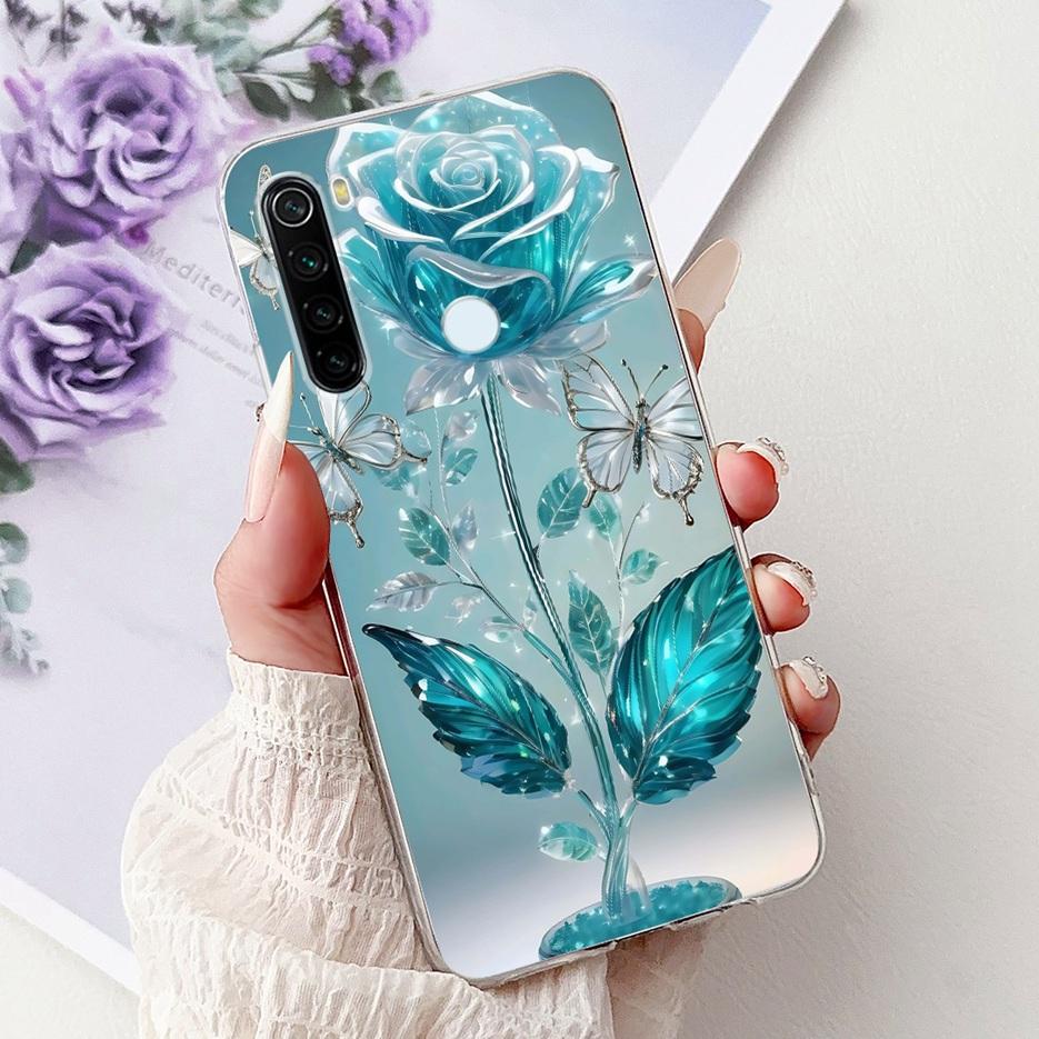 For Xiaomi Redmi Note 8 2021 Case Note 8T New Fashion Painted Cover Soft Silicone Phone Case For Redmi Note 8 Pro Note8 T Fundas
