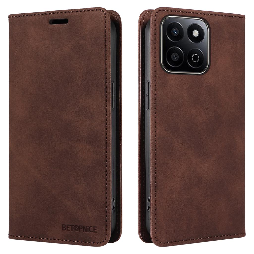 BETOPNICE 003 Für Honor Play 60 Plus 5G Hülle Brieftasche Handy Lederhülle Magnetverschluss