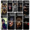 Fundas para Perro Rottweiler para Samsung Galaxy Z Flip 4 5 6 7 3 Z Flip7 Flip6 Flip4 Flip5 Flip3 5G Fundas Rígidas a Prueba de Golpes Galaxy