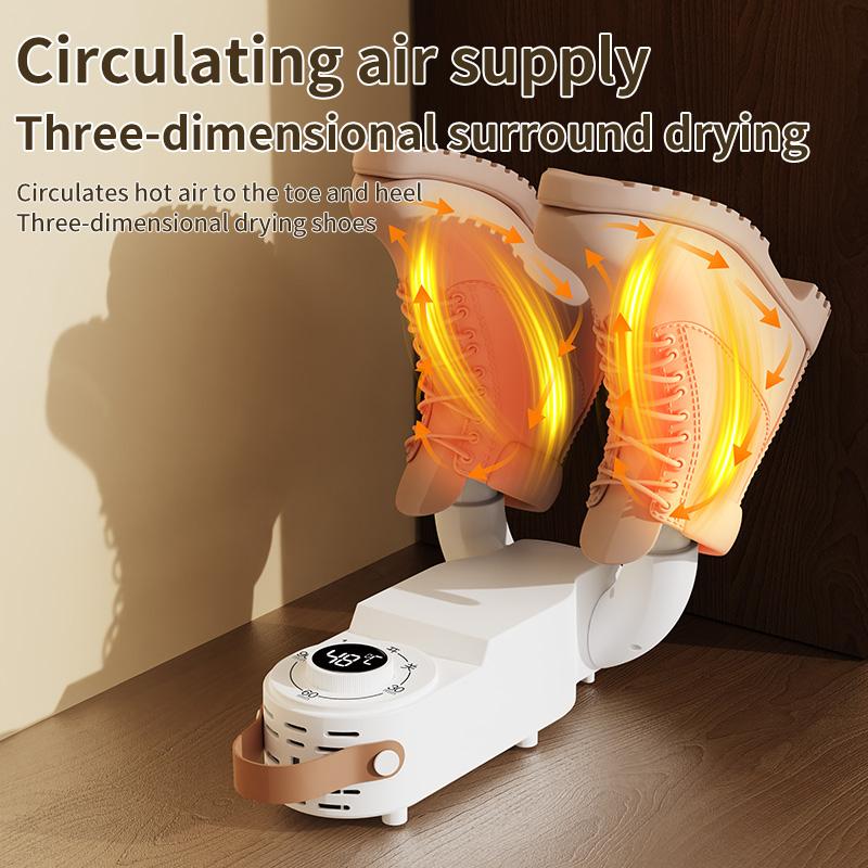 Intelligent Timer Shoe Dryer Boot Warmer EU/US UV Telescopic Adjustable Dryer Quick Drying Deodorizing Sterilizing Shoe Dryer