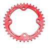 Kettenblatt 36T 104BCD Mutte MTB Narrow Wide Kettenblatt Single (Rot,