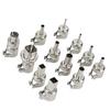 12Pcs Heat Proof Nozzles Kit, Hot Air Nozzles Hot Air Rework Station Nozzles for 850 Hot Air Soldering Station Repair Tool Accessory