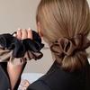 Soft Satin Hair Scrunchies, Simple Style Hair Ties Ponytail Holders for Women, Gentle Hair Rope Accessories