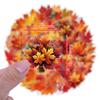 60 Transparent Maple Leaf Sticker Bag Waterproof Transparent PET Material Decorative Guitar Notebook Sticker
