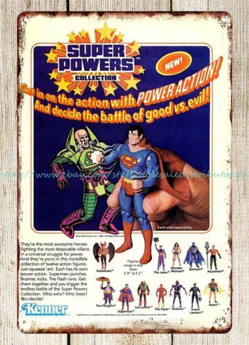 pcs country decor s Super Powers action figures Kenner toys metal tin sign 20x30cm(7.8x11.8inch)
