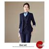 Professional Women's Autumn Suit Set - Formal Workwear for Hotel Front Desk Manager with Long-Sleeved Jacket and Pants