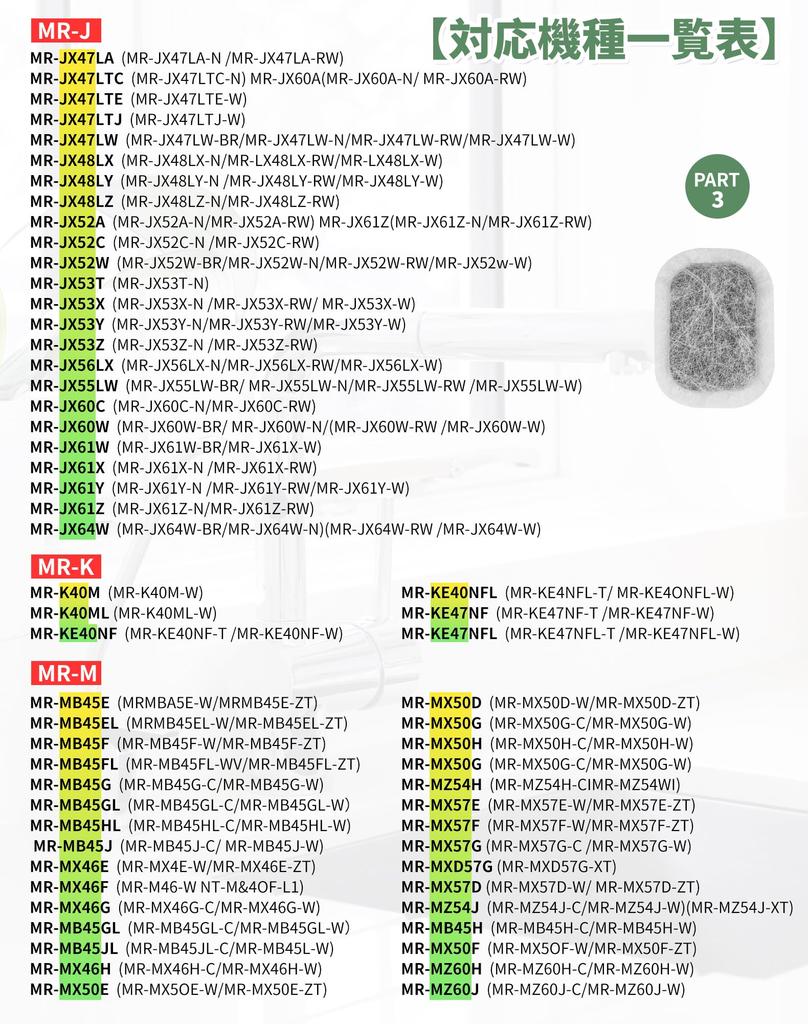 Ledovač do chladničky Kompatibilní s čističem vody Mitsubishi Electric Čistič vody s chlórem Náhradní filtr pro ledovač do chladničky