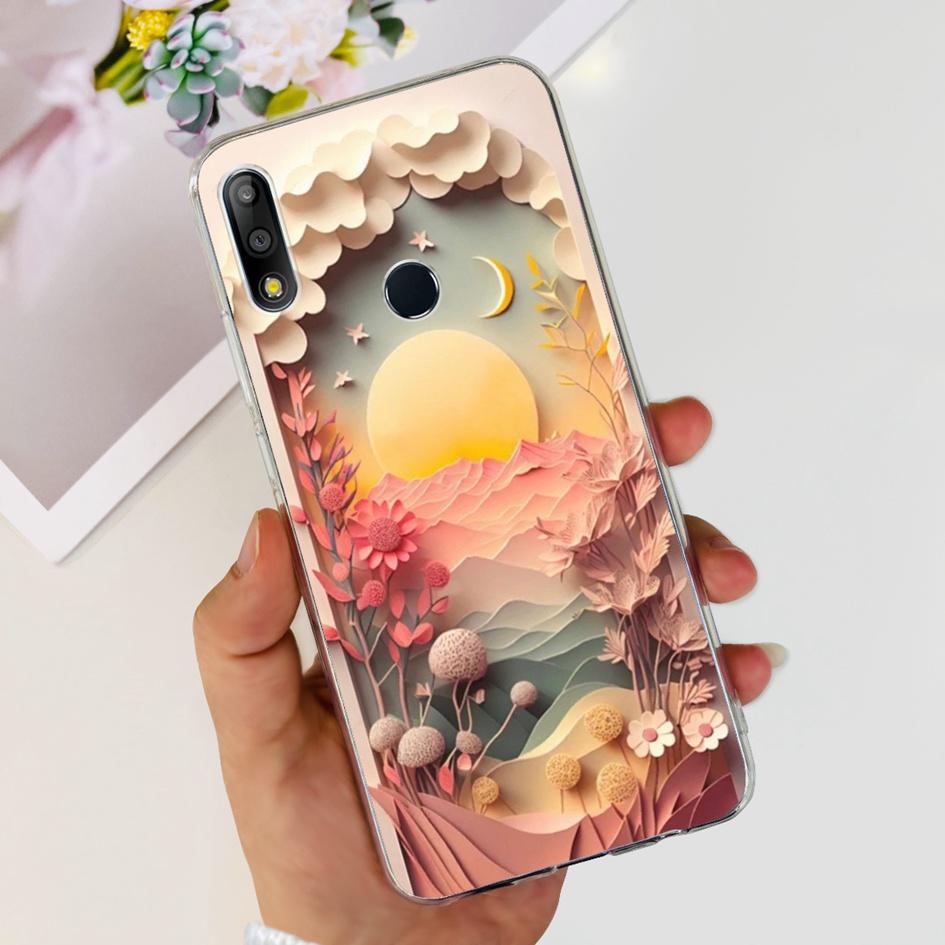 Pouzdro na telefon pro Asus Zenfone Max Pro M2 ZB631KL ZB633KL ZB630KL Pouzdra Silikonové Měkké Průhledné Kryt pro Asus X01BDA X01AD X01BD Funda