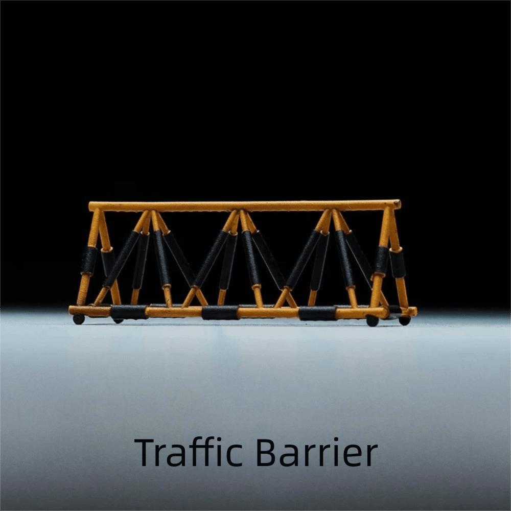 1/64 Scale Resin Model Traffic Barriers Scene Figurine Model Collection Miniature Scene Model