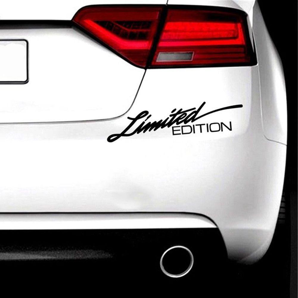 16*3.8cm New Creative  Letter Car Sticker LIMITED EDITION  Window Vinyl  Auto-styling
