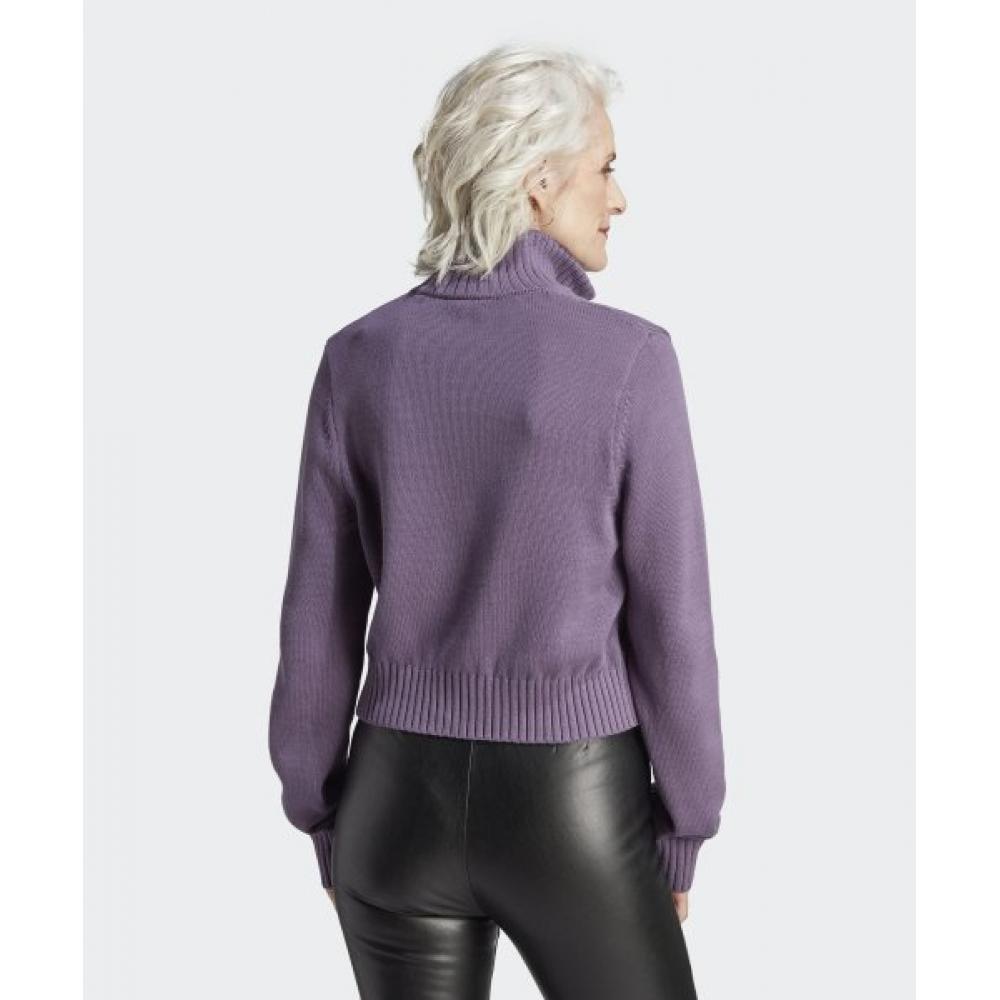 Adidas Adidas  Knit Half Zip   Violet Ij8296