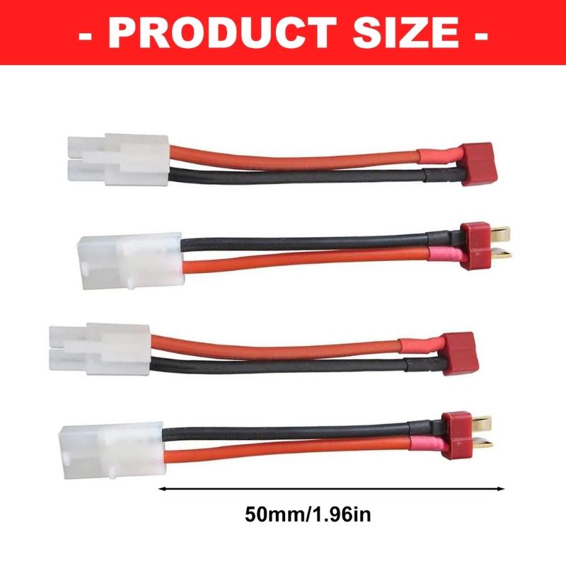 14AWG Silicone Battery Charging Cable for Tamiya T Plug Connector Fast Charging Power Supply for Vehicle Accessories
