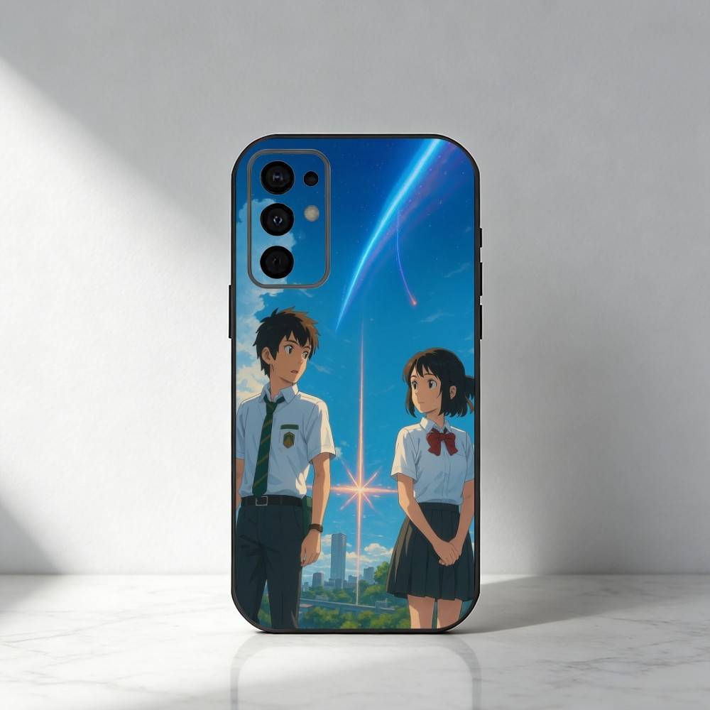 Anima Film Y-Your Name Couple  Phone Case For Samsung S25,S24,S21,S22,S23,S30,Ultra,S20,Plus,Fe,Note,5G Black Cover