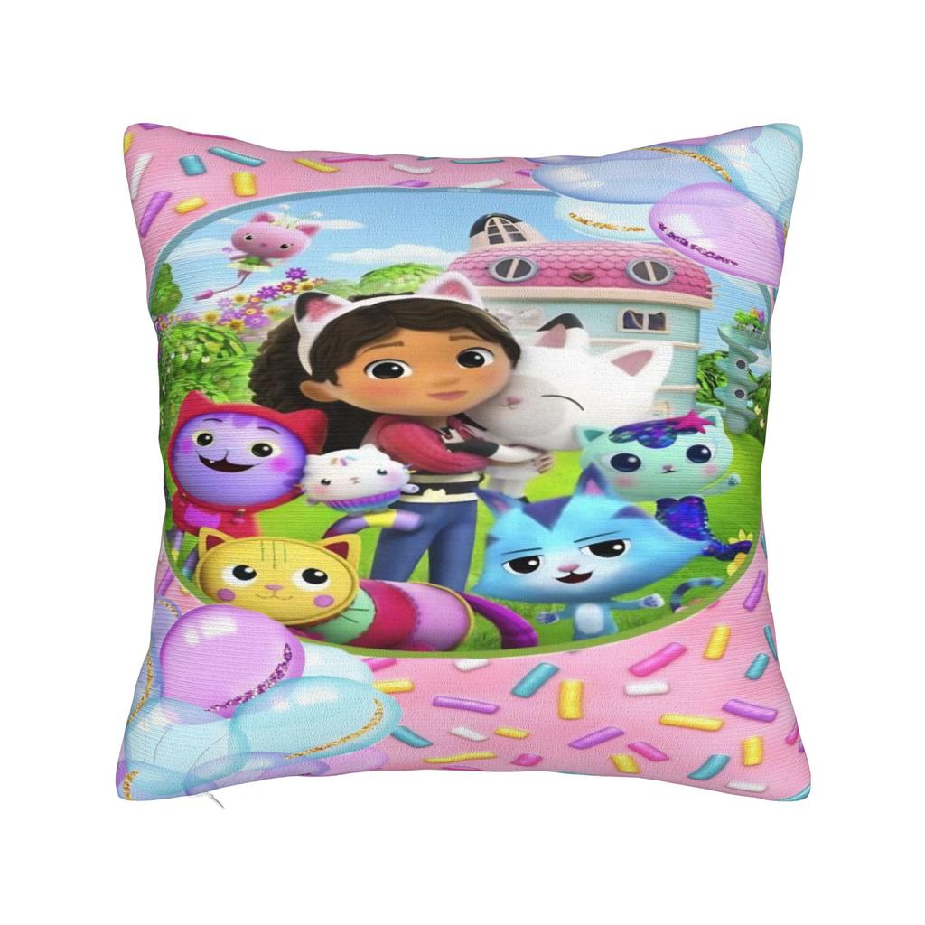 Y2K Sofa G-Gabbys dollhouses cartoonDecoration Pillowcases Merch Pillow Covers Square Multiple Sizes