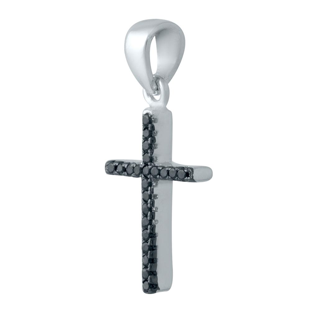 Silver Cross with Cubic Zirkonia (1987230)
