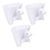 3PCS Flour Funnel Fit for Artisan KSM150 4.5 5 Qt Tilt Head Mixer Anti Splashing Flour Pouring Funnel Dishwasher Safe