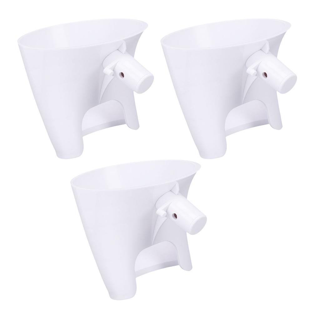3PCS Flour Funnel Fit for Artisan KSM150 4.5 5 Qt Tilt Head Mixer Anti Splashing Flour Pouring Funnel Dishwasher Safe