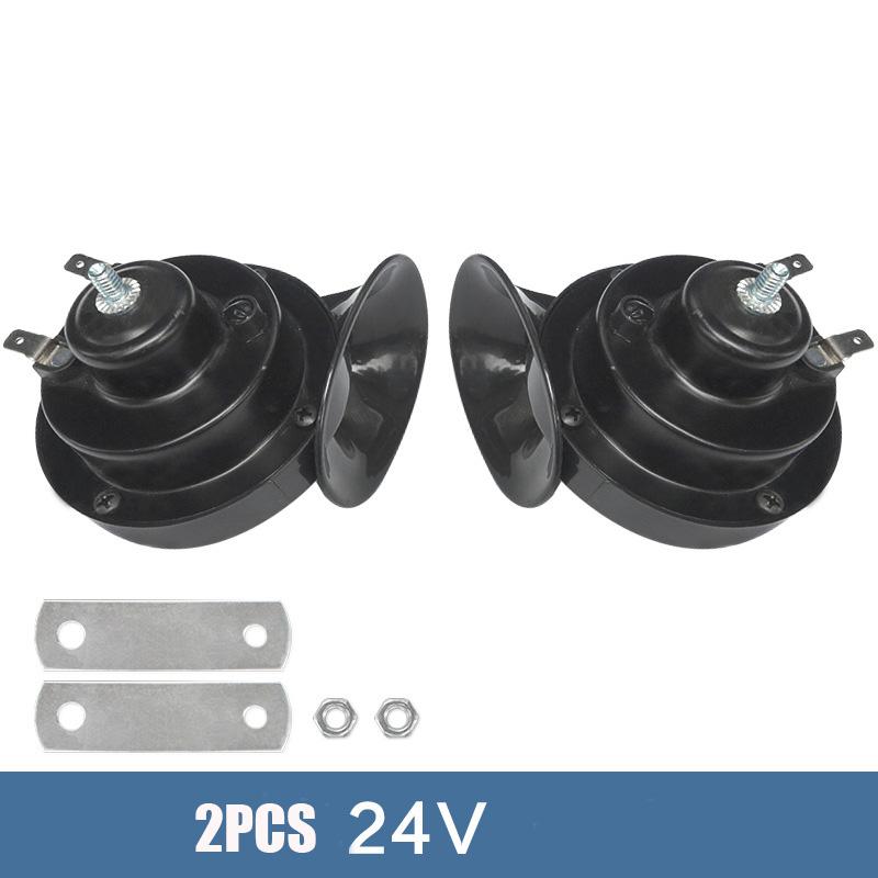 Car Snail Shaped Horn High Pitched Universal Whistle Waterproof Car Motorcycle Modified 12V High and Low Dual Tone Horn