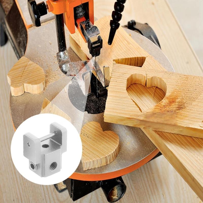 Pack of 2 Sturdy Scrollsaw Blade Holders With Accuracy Alignment Scrollsaw Accessories for Woodworking & DIY Tasks