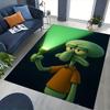 1pc Squidward Flashlight Chair Mat - Anime Cartoon Design, Non-Slip Carpet for Office and Home Decor, Suitable for All Seasons.A006