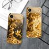 Golden Dragon Coiling For IPhone 17Pro Max 16 17 Pro 15 Pro 14 13 Plus 12 Mini 11Pro Max XR 16E 17 Air Golden glass phone case