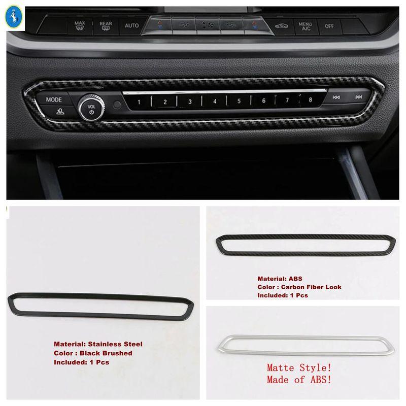 ABS For BMW 3 Series G20  - 2024 Car Central Console Middle Air Vent Cover Trim Decor Frame Interior Refit Kit Accessories