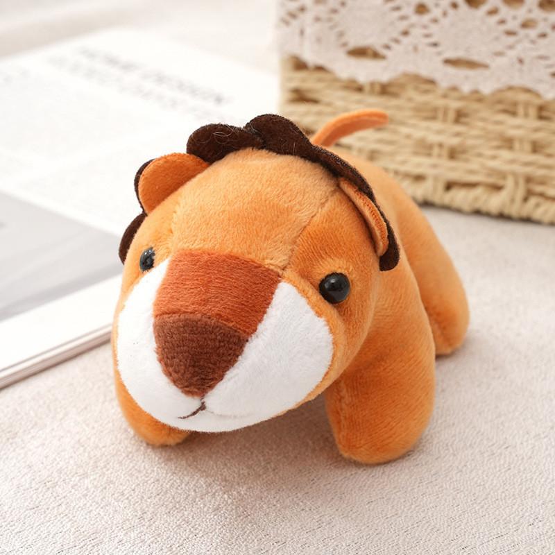 Soft And Cuddly Plush Animal Keychain For Kids Cute Jungle Safari Design