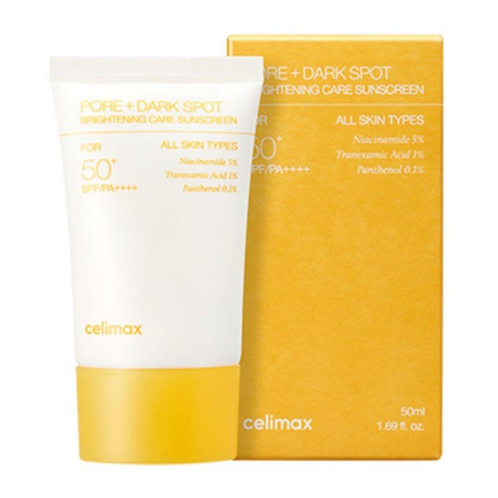 Celimax Brightening Pore & Dark Spot Sunscreen SPF50+ PA++++ Radiance Tone-Up Sun Cream