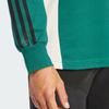 Adidas Originals Three-Stripes Colorblock Rugby Polo Shirt Long Sleeve Men Tops Green IU0210