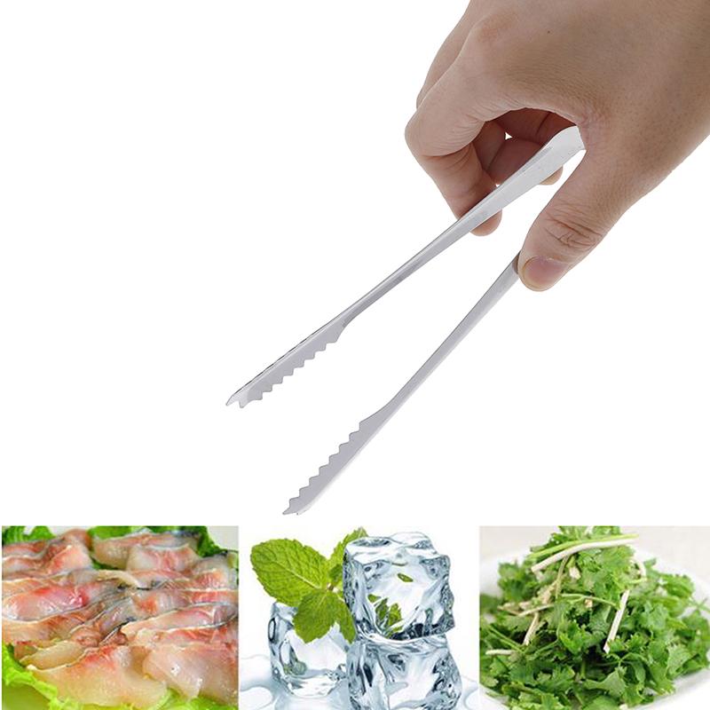 5 Peças Pinças de Aço Inoxidável Para Festa Bar Clipe Pão Comida Gelo Pinça Pinças de Gelo