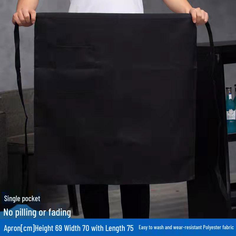 Men's Chef Half-Body Apron: Kitchen Uniform for Hotel and Restaurant Staff