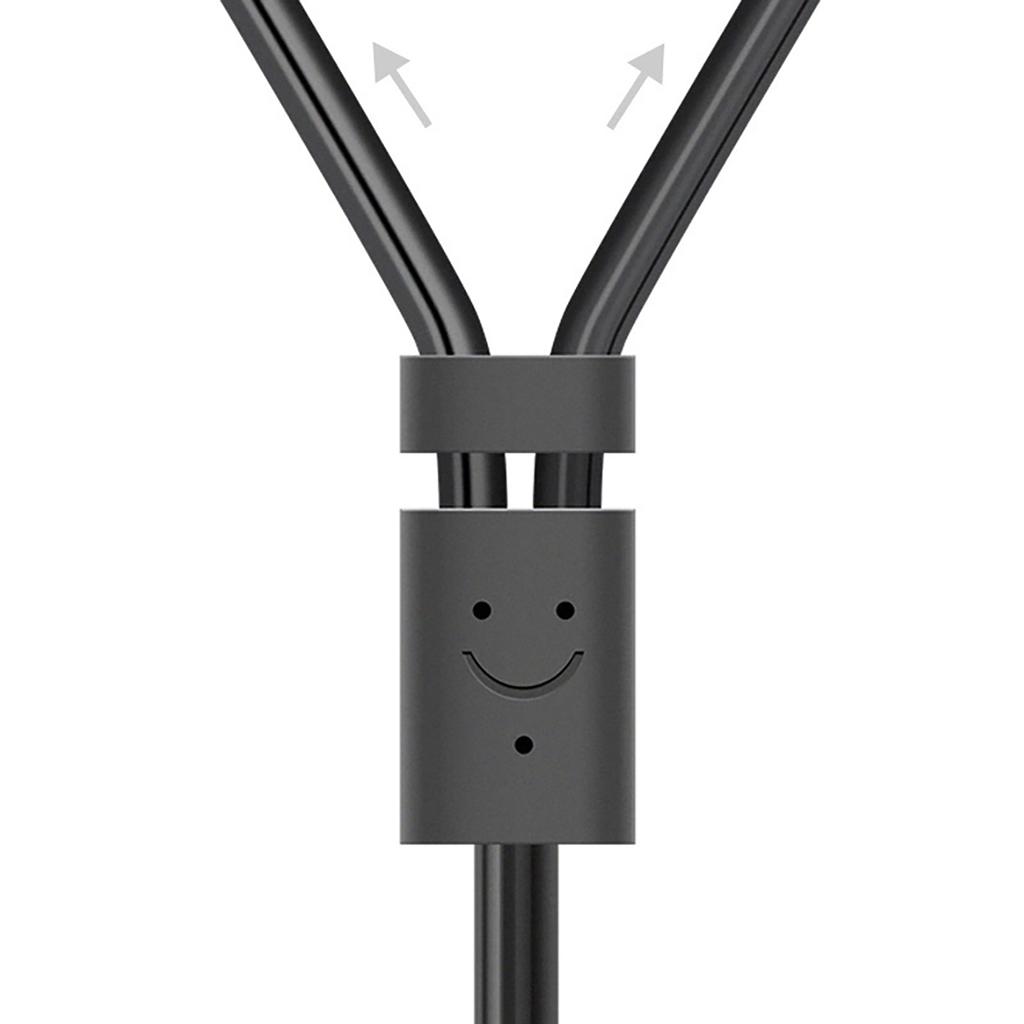 Audio Cable 35mm Minijack Male 2RCA Male 5m Gray