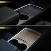 Wood Grain Pattern Center Control Wrap Panel Protective Cover Kit For Tesla Model Y 3 2021-2023 Car Interior Decoration Sticker
