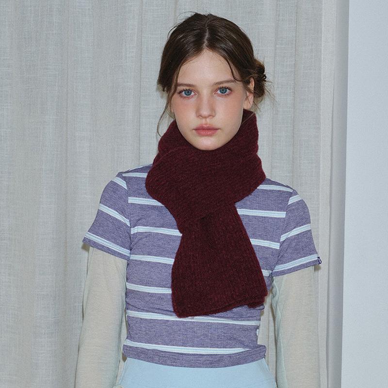 20*160Cm Luxury Wool Scarf Women Fashion Knitted Solid Color Winter Warm Scarves Shawls Pashmina Lady Wrap Bufanda