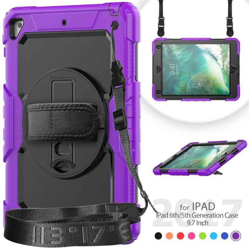 Griffin B Case IPad With Strap Pen Holder 360 Rotating Stand Full Protection PC Cover