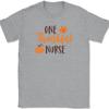 One Thankful Nurse T-Shirt Funny Thanksgiving Fall Humor Holiday Text Tee