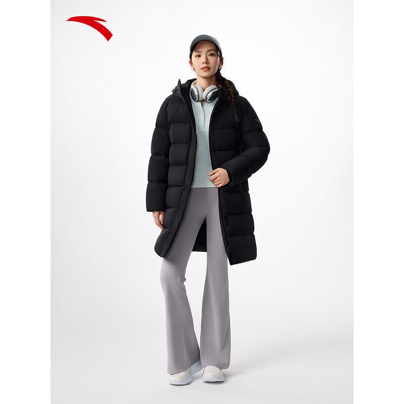 ANTA Women s Long Thick Hooded Down Jacket 2XL