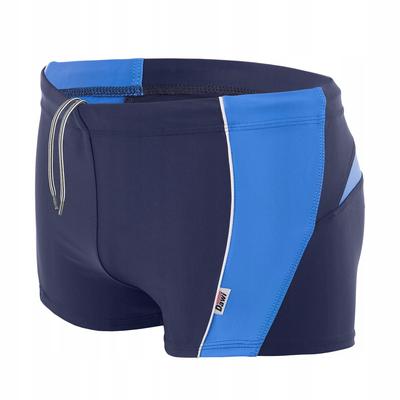 Beach SWIM TRUNKS Blue Stripes MEN'S Dawi Elastic S