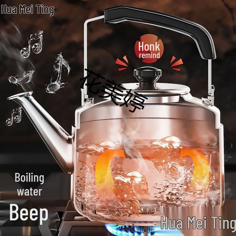 2025 Extra Thick 316 Stainless Steel Whistling Kettle, Large Capacity for Open Flame and Gas Stove