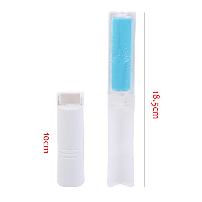 Sticky Portable Clothes Lint Roller with Cover Washable Dust Roller for Wool Sheets Clothes Fluff  Pet Hair Cleaning Tools Home