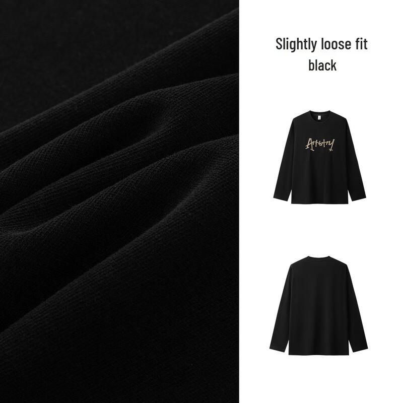 Semir Men's Hand-painted Letter Long Sleeve T-shirt