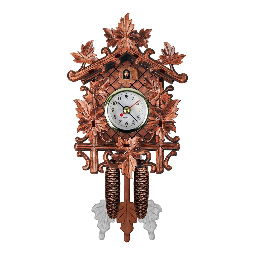 Traditional Black Forest Chalet Clock Charming Home Décor Imitation Wood Style Cuckoo Clock CM003