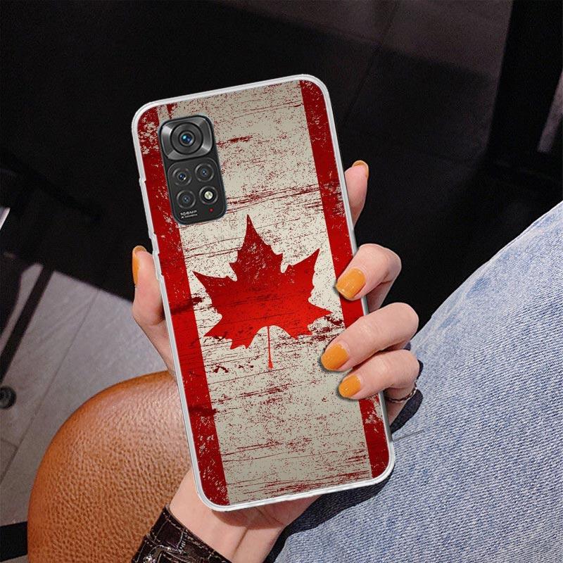 

Canada Maple Leaf Flag Phnoe Case for Phnoe Case for Xiaomi Redmi Note 15 14 14S 13 Pro Plus 12 12S 11S 11E 10S 10 11T 5G Unique Redmi Note 10(10S)