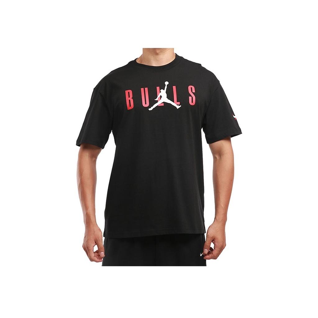 Jordan Vintage Letter Print Basketball T-Shirt Men Tops Black DA6507-010