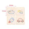 Cartoon Pattern Lacing Toy Set for Children with Hand Eye Coordination Focus