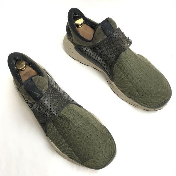 Nike Sock Dart KJCRD Sneaker US12 30 Khaki(GEBRAUCHT)