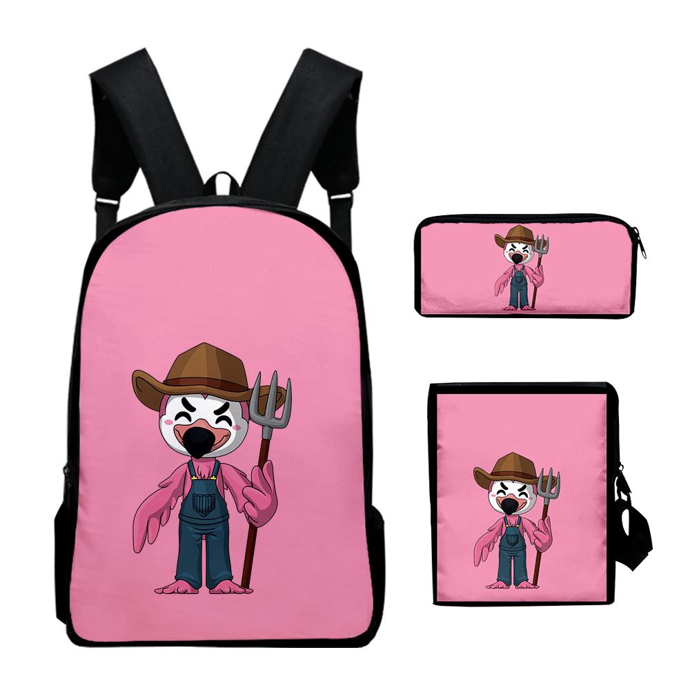 Iconic Distinctive to your eternity Laptop Rucksacks pupil Schoolbags 3D Pattern Oxford Water-resistant Boys/Girls Laptop Backpacks